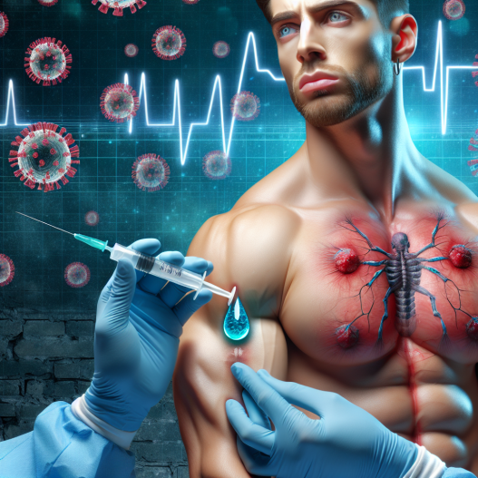 Risiko von Infektionen an der Injektionsstelle bei der Verwendung von Wassrige suspension von testosteron