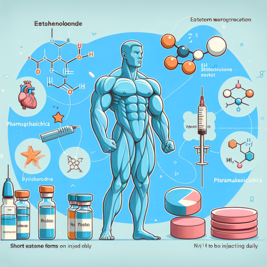 Warum kurze Esterformen von Methenolon täglich injiziert werden müssen: Pharmakokinetik